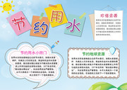节约用水宣传手抄报素材