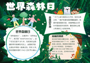 世界森林日手抄报设计