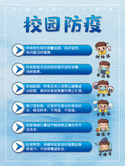 校园防疫宣传海报下载