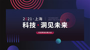 企业峰会大会路演海报