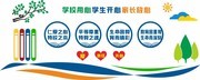 学校文化墙展板图片
