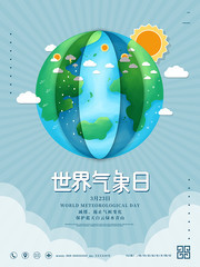 世界气象日宣传海报