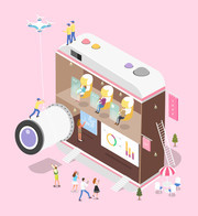 购物插画矢量图片素材