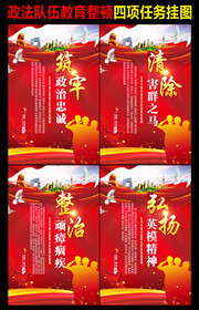 政法队伍教育整顿挂图下载