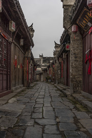 三和古镇老街摄影图