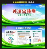关注尘肺病宣传栏