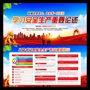 学习安全生产重要论述展板