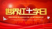 世界红十字日公益宣传展板