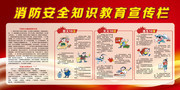 消防安全知识教育宣传栏