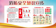 消防安全知识宣传栏设计图片下载