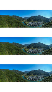 山村峡谷全景图片