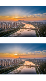 信阳日出图片