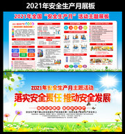 2021全国安全生产月展板
