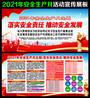 2021安全生产月主题板报