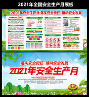 2021安全生产月活动板报