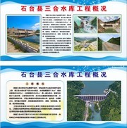 水库工程概况展板