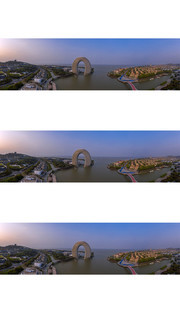 宽幅湖州月亮湾全景大图