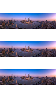 宽幅上海外滩美景