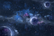 星空宇宙背景图片模板