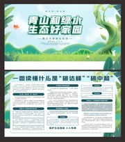 一图读懂什么是碳达峰碳中和展板