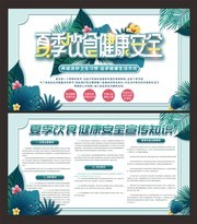 夏季饮食安全知识宣传栏