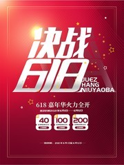 红色决战618海报