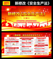 一图读懂新修改安全生产法宣传栏