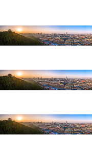巨幅济南英雄山风光全景图
