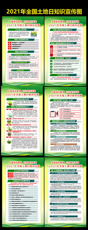 6.25全国土地日知识宣传挂图