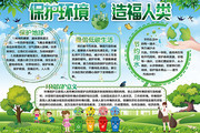 保护环境造福人类手抄报