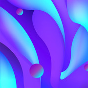 蓝紫色矢量海报背景图片