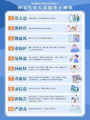 村卫生室人员接诊十须知防疫宣传图片素材