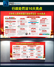 中华人民共和国行政处罚法亮点知识展板
