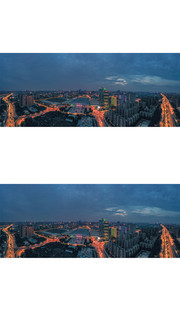 宽幅成都东站夜景全景图 