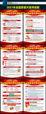 2021全国质量月活动宣传挂图