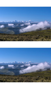 贡嘎雪山远景