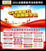2021质量月活动展板