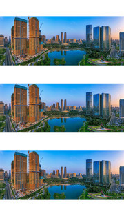 宽幅成都国际金融中心全景