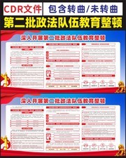第二批政法队伍教育整顿宣传橱窗