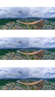航拍雅安市全景大图
