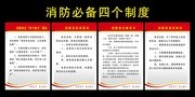 消防制度展板图片下载