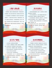矿业 矿山安全生产制度牌图