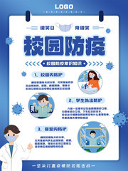 校园防疫宣传海报图片素材