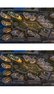 高层住宅俯拍高清图片素材