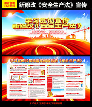 学习贯彻新修改安全生产法宣传栏