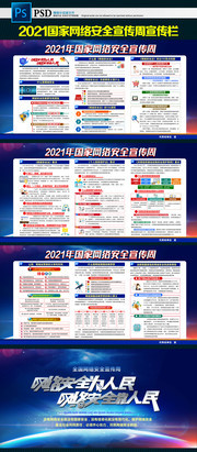 网络安全知识宣传展板