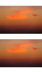 朝霞霞光的图片高清
