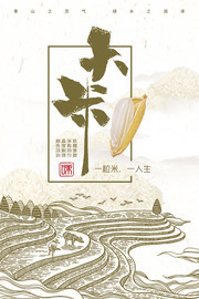 五谷杂粮大米海报 