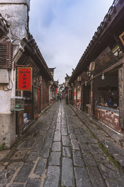 古镇街景摄影图片素材