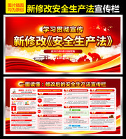 新修改安全生产法宣传栏模板